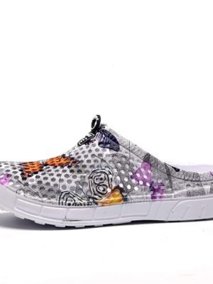 Casual Loose Butterfly Print Slip-On Flats - Image 12