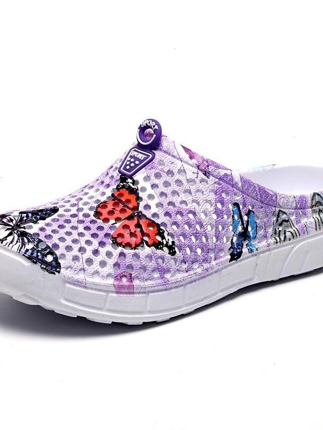 Casual Loose Butterfly Print Slip-On Flats - Image 16