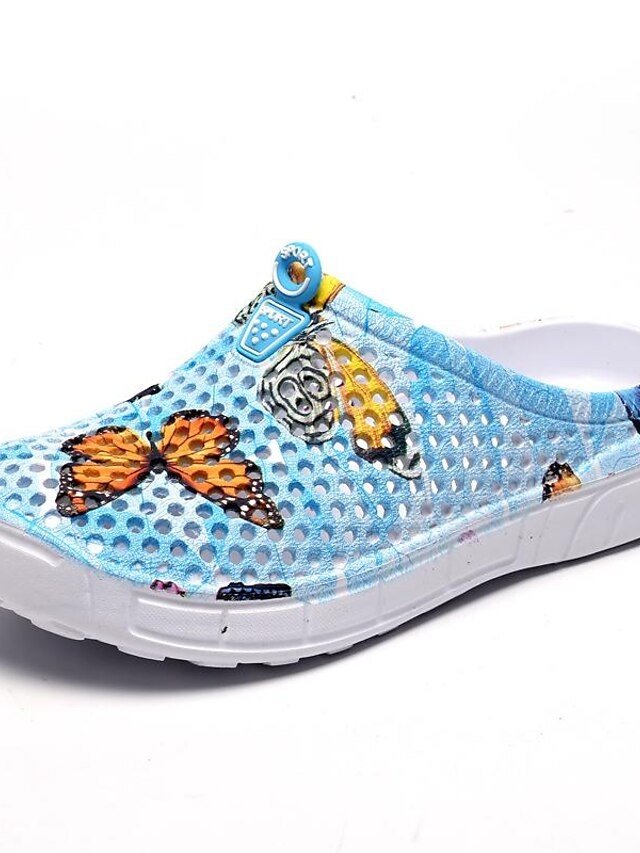 Casual Loose Butterfly Print Slip-On Flats - Image 9