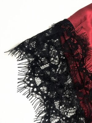 Casual Loose Pure Colour V Wire Long Sleeve Shorts Pajama Set - Image 8