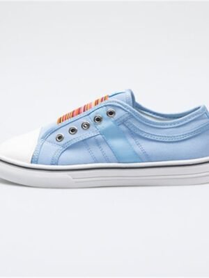 Casual Multicolour Striped Slip-On Canvas Low-Top Sneakers - Image 7