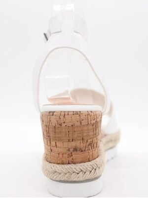 Casual Platform Cork Wedge Ankle Strap Sandals - Image 3