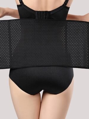 Casual Plus Size Pure Colour Waist Trainer Body Shaper - Image 5