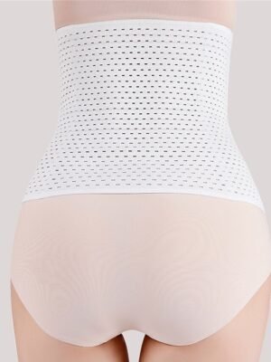 Casual Plus Size Pure Colour Waist Trainer Body Shaper - Image 6