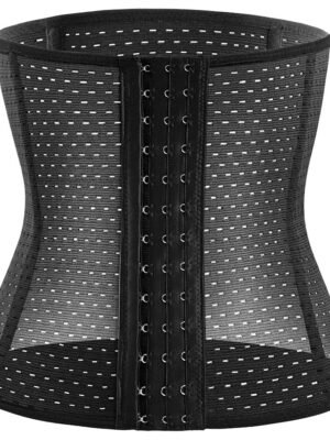 Casual Plus Size Pure Colour Waist Trainer Body Shaper - Image 7
