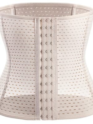 Casual Plus Size Pure Colour Waist Trainer Body Shaper - Image 8