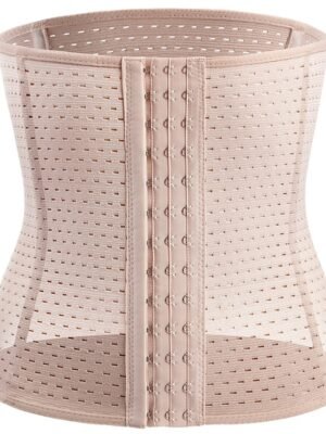 Casual Plus Size Pure Colour Waist Trainer Body Shaper - Image 9