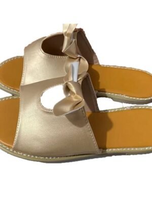 Casual Slip-On Bow Open-Toe Sandals - Image 3