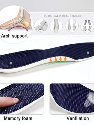 Casual Slip-On Knitted Round Toe Breathable Trainers - Image 6
