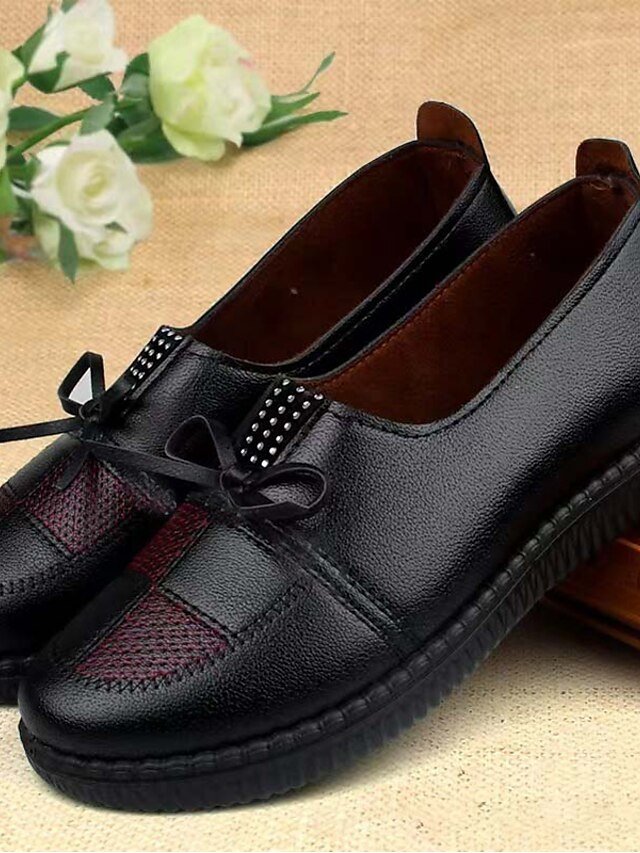 Casual Slip-On Lace Detail Soft Sole Loafers - Image 2