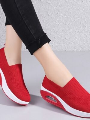 Casual Slip-On Mesh Air Cushion Sneakers - Image 15
