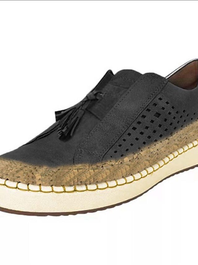 Casual Slip-On Red Tassel Mesh Sneakers - Image 12