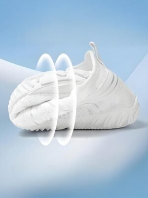 Casual Wide Fit Mesh Round Toe Quick-Dry Sneakers - Image 7