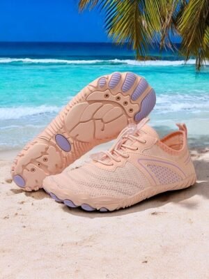 Casual Wide Fit Mesh Round Toe Quick-Dry Sneakers - Image 8