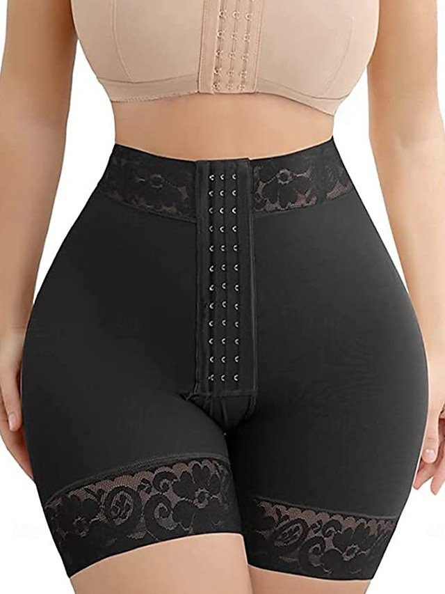 Chic Lace Tummy Control Butt Lifting Body Shaper - Image 1