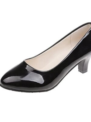 Classic Low Heel Closed-Toe Formal Pumps - Image 7