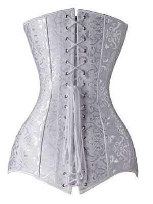 Classic Plus Size Pure Colour Overbust Corset - Image 7