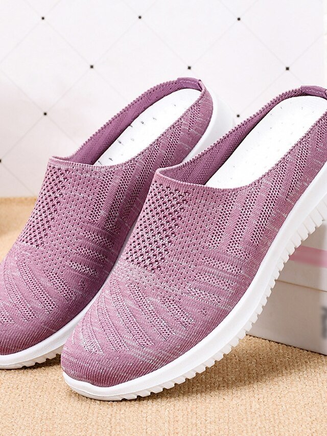 Classic Plus Size Solid Round Toe Summer Loafer - Image 1