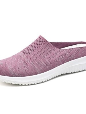 Classic Plus Size Solid Round Toe Summer Loafer - Image 4
