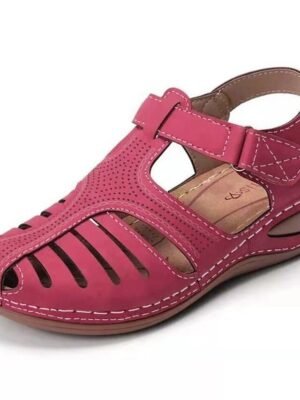 Comfortable Cut-Out Breathable Adjustable Strap Sandals - Image 13