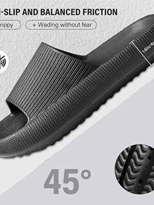 Comfortable Lightweight Antibacterial Memory Foam Non-Slip Indoor/Outdoor Slides - Image 4