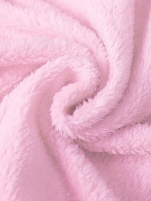 Cosy Relaxed Fluffy Hooded Long Sleeve Shorts Pajama Set - Image 10