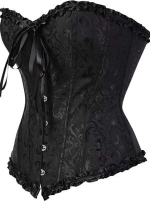 Country Plus Size Abstract Sweetheart Corset - Image 2