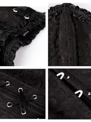 Country Plus Size Abstract Sweetheart Corset - Image 4