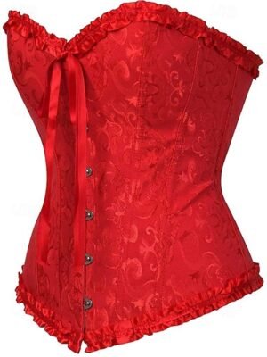 Country Plus Size Abstract Sweetheart Corset - Image 8