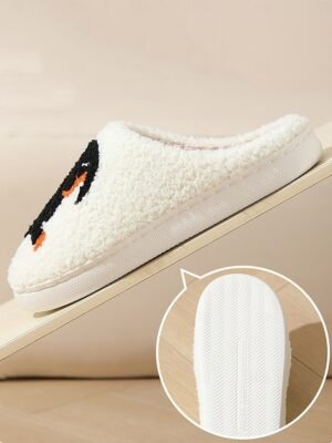 Cozy Embroidered Dachshund Fleece Lined Slippers - Image 5