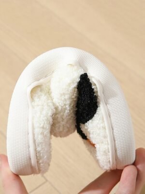 Cozy Embroidered Dachshund Fleece Lined Slippers - Image 6