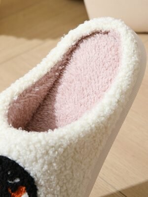 Cozy Embroidered Dachshund Fleece Lined Slippers - Image 7