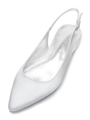 Elegant Navy Blue Slingback Pointed Toe Heels - Image 11