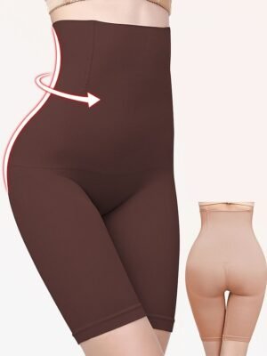 Elegant Seamless High Waisted Control Panties - Image 1