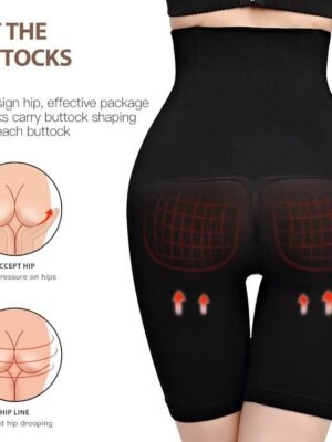 Elegant Seamless High Waisted Control Panties - Image 4