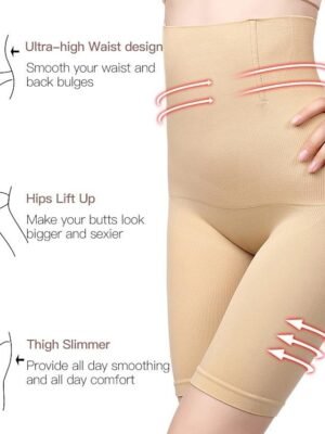 Elegant Seamless High Waisted Control Panties - Image 6