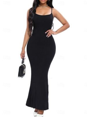 Elegant Shaping Solid Mesh Shapewear Panty - Image 3