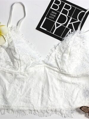 Elegant Sleeveless Pure Colour Lace Backless Corset - Image 9