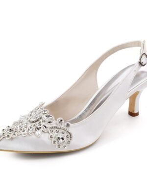 Elegant Slingback Crystal Embellished Heels - Image 7