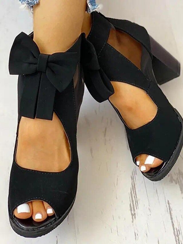 Elegant Vintage Sexy Peep Toe Ankle Boots - Image 2