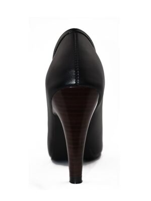 Elegant Vintage Two-Tone Bow Heeled Ankle Boots - Image 15