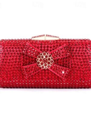 Gold Rhinestone Embellished Open-Toe Sandals with Matching Clutch Bag - Image 4