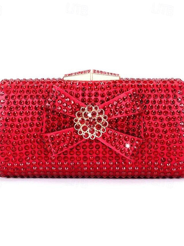 Gold Rhinestone Embellished Open-Toe Sandals with Matching Clutch Bag - Image 4