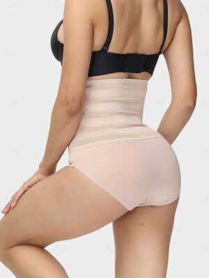 High Waisted Tummy Control Butt Lifting Shapewear Shorts - Image 3