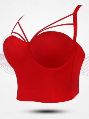 Sexy Backless Solid Waist Cincher Nightwear - Image 4