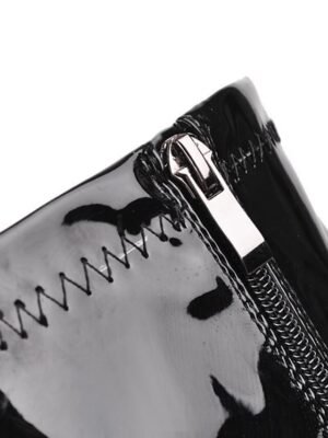 Sexy Knee High Solid Colour Pointed Toe Stiletto Heel Boots - Image 14