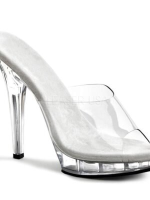 Sexy Platform Solid Peep Toe High Heel Pumps - Image 2