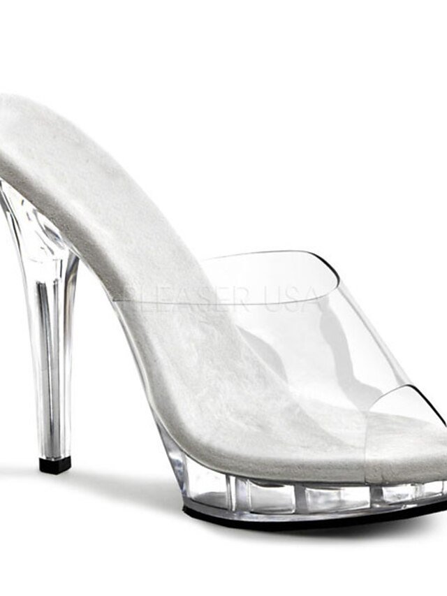 Sexy Platform Solid Peep Toe High Heel Pumps - Image 2