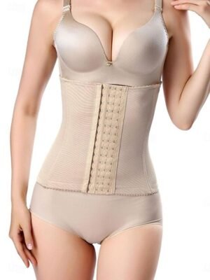 Simple Adjustable Pure Colour Home Waist Trainer - Image 14