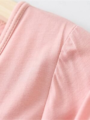 Simple Comfort Crew Neck Long Sleeve Elastic Waist Pajama Set - Image 12